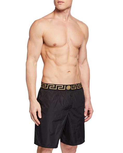 versace swim trunks mens